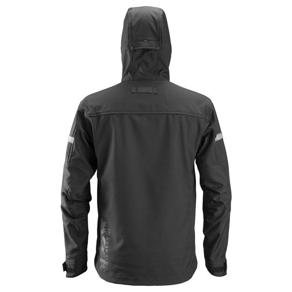 1229  AllroundWork, Soft Shell Jack met Capuchon