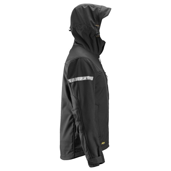 1229  AllroundWork, Soft Shell Jack met Capuchon