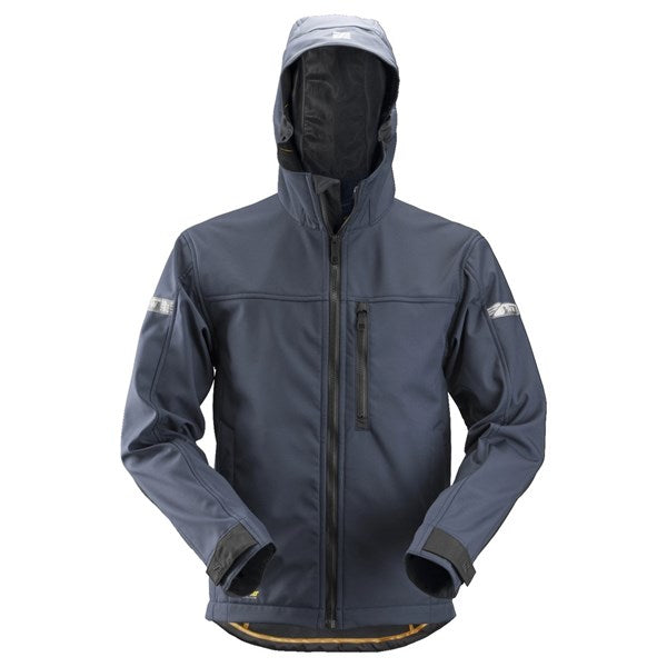 1229  AllroundWork, Soft Shell Jack met Capuchon