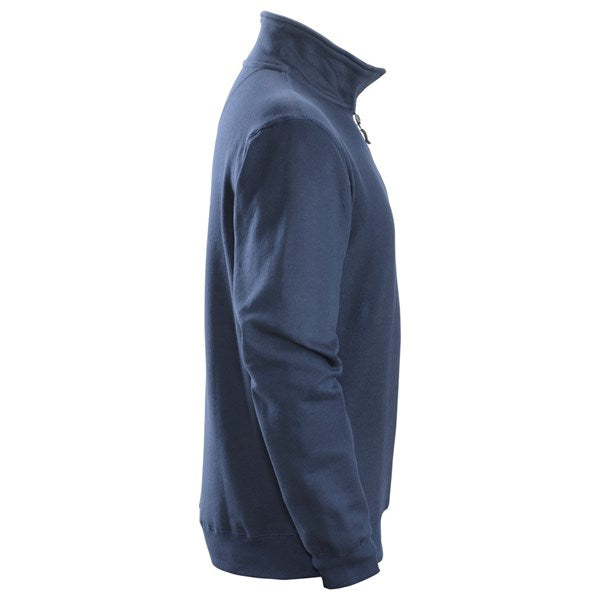 2818  Sweatshirt met ½ Rits