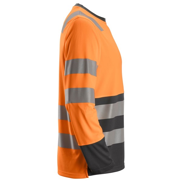 2433  AllroundWork, High-Vis T-shirt met Lange Mouwen Klasse 2
