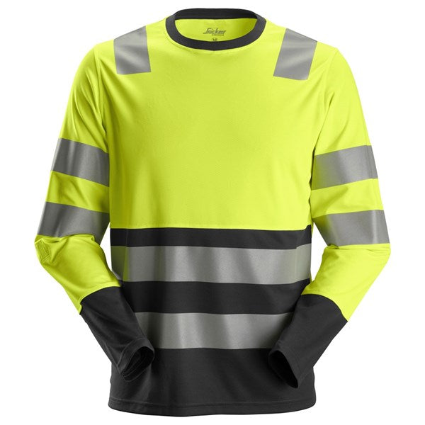 2433  AllroundWork, High-Vis T-shirt met Lange Mouwen Klasse 2