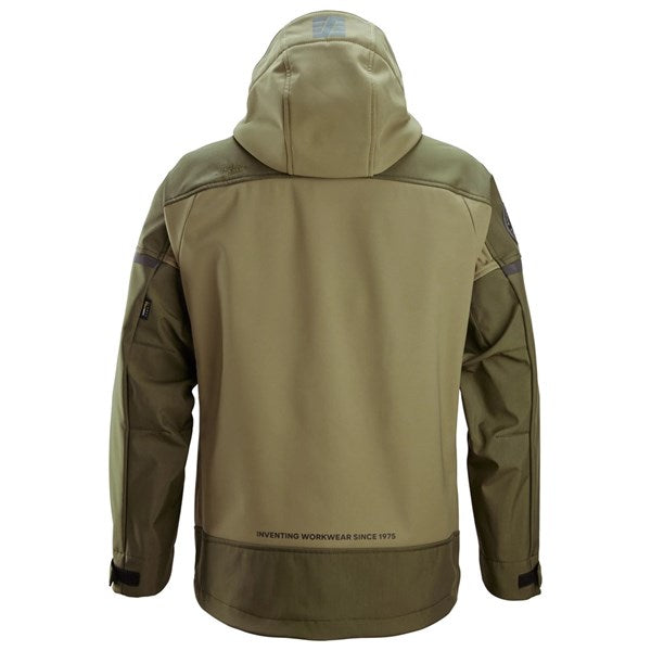 1226  AllroundWork, Softshell Stretch Jack met Capuchon