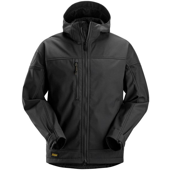 1226  AllroundWork, Softshell Stretch Jack met Capuchon