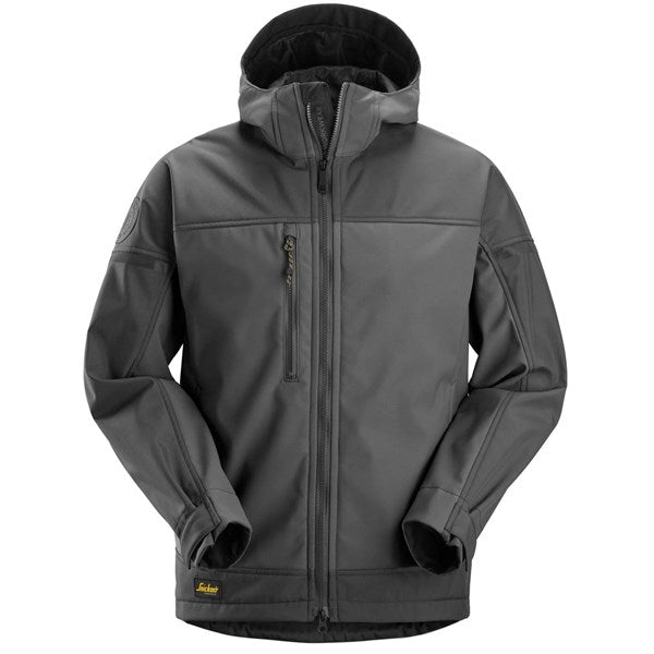 1226  AllroundWork, Softshell Stretch Jack met Capuchon