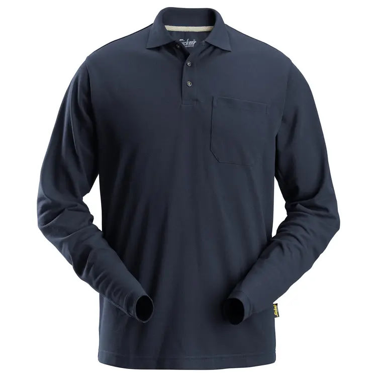 2608 Poloshirt met Lange Mouwen