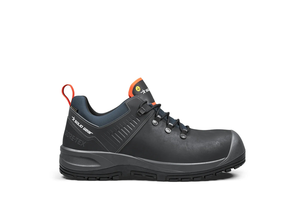 Solid Gear Ion GTX Low waterdichte veiligheidssneaker zwart/rood