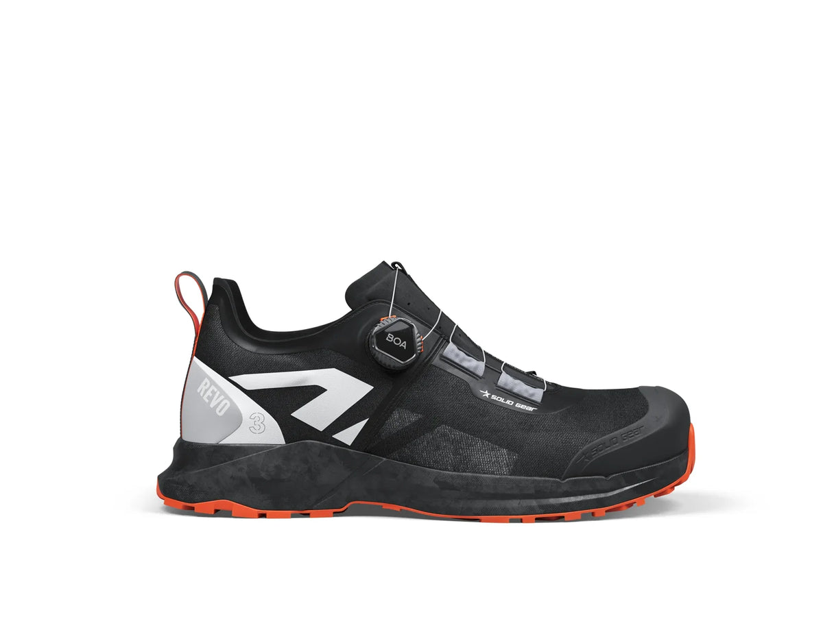Solid Gear Revo 3 Air Low veiligheidssneaker zwart/oranje