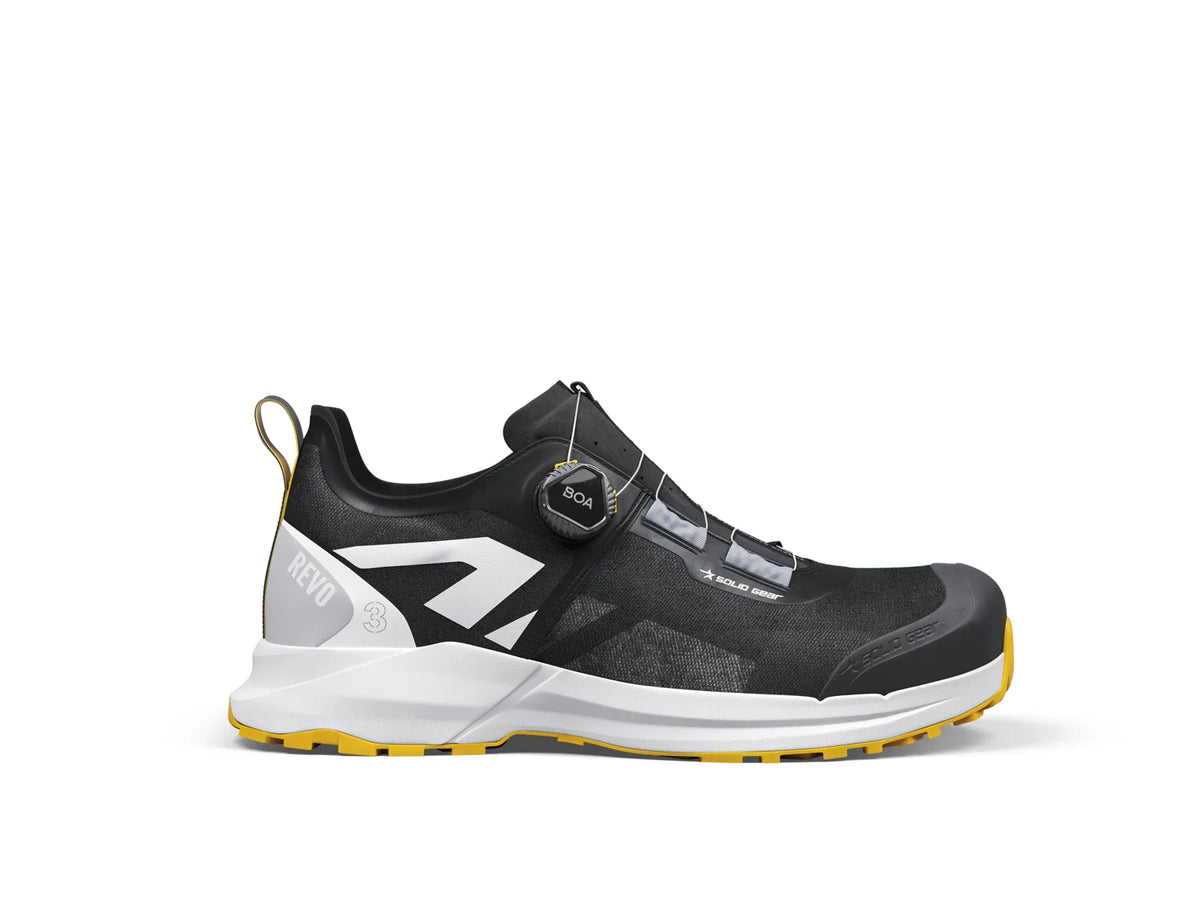 Solid Gear Revo 3 Air Low veiligheidssneaker zwart/geel