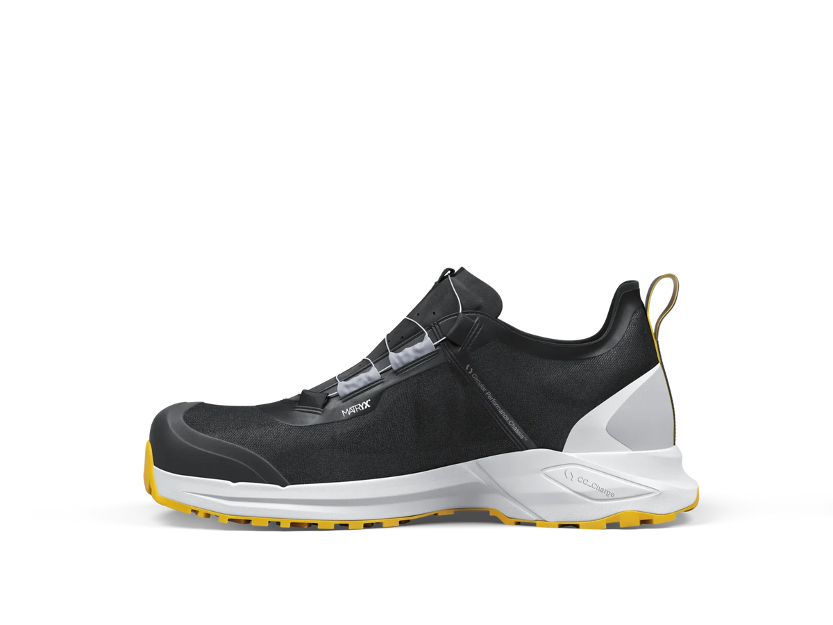 Solid Gear Revo 3 Air Low zwart/geel zijaanzicht