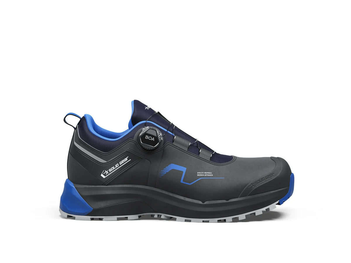Solid Gear Sonar Low veiligheidssneaker zwart/blauw