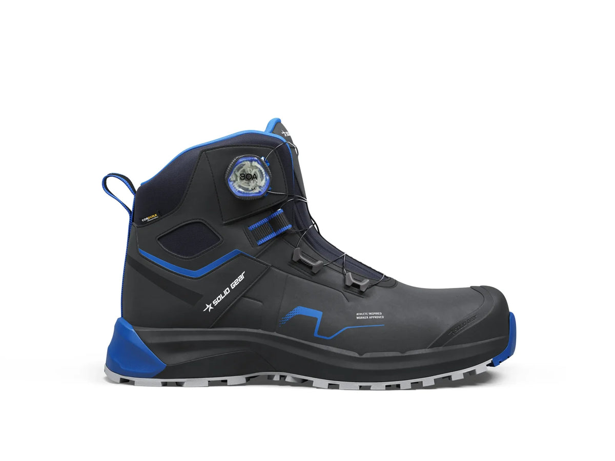 Solid Gear Sonar Mid veiligheidsschoen zwart/blauw