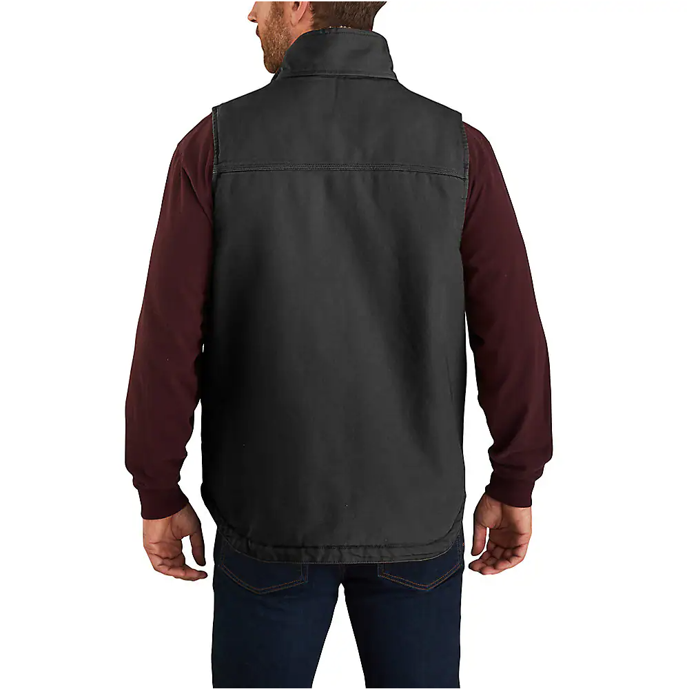 Washed Duck Mock-Neck Gilet