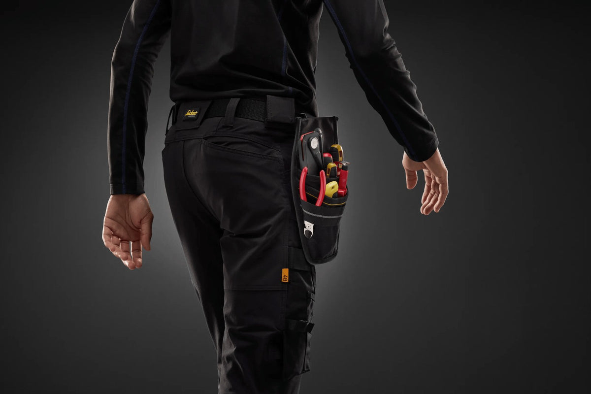 Snickers 9737 Q-Lock Multifunctionele Opbergzak – in gebruik